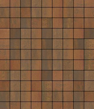 Тротуарная плитка КВАДРАТ Листопад гладкий Антрацит А.3.К.4 Выбор 40 мм