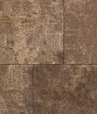 Тротуарная плитка КВАДРАТ Листопад гладкий Саванна Б.7.К.8 Выбор 80 мм