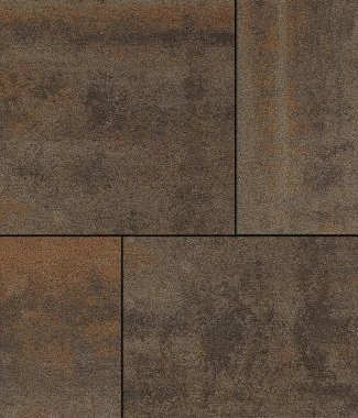 Тротуарная плитка КВАДРАТ Листопад гранит Антрацит Б.7.К.8 Выбор 80 мм