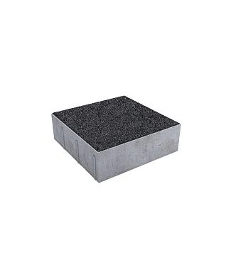 Тротуарная плитка КВАДРАТ 300х300 Стоунмикс Черный Б.1.К.6 Выбор 60 мм