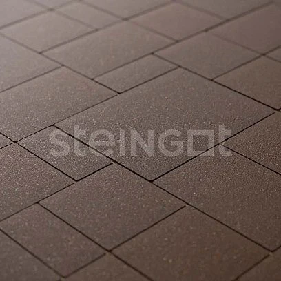 Тротуарная плитка Бавария Темно-коричневая Steingot 60 мм