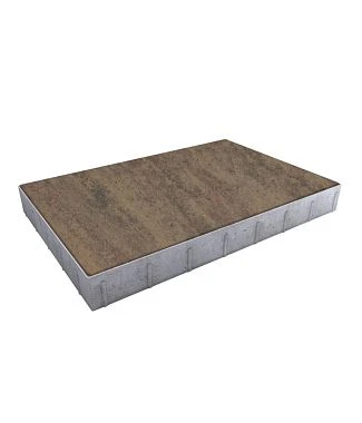 Тротуарная плитка ПРЯМОУГОЛЬНИК 750х500 Листопад гладкий Шелковица Б.14.П.8 Выбор 80 мм