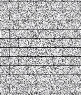 Тротуарная плитка ПРЯМОУГОЛЬНИК Стоунмикс Белый с черным Б.2.П.6 Выбор 60 мм