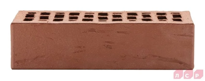 Кирпич лицевой пустотелый коричневый 1 NF рустик ЛСР