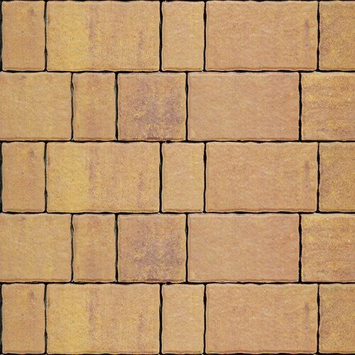 Тротуарная плитка Старый город Серый Гладкая SteinRus 60 мм