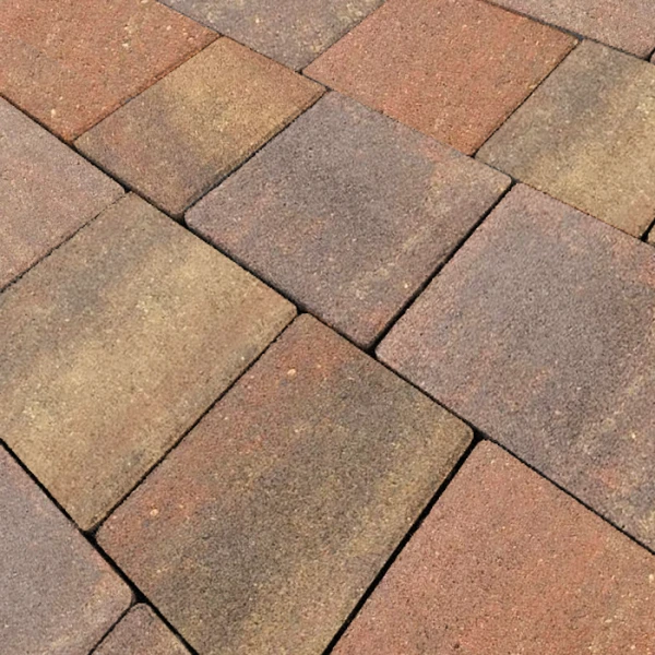 Тротуарная плитка КОЛОР МИКС №27 Карамель НОВЫЙ ГОРОД 1НГ4Ф Нобетек 40 мм