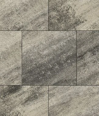 Тротуарная плитка КВАДРАТ 500х500 Листопад гладкий Клинкер Б.5.К.6 Выбор 60 мм