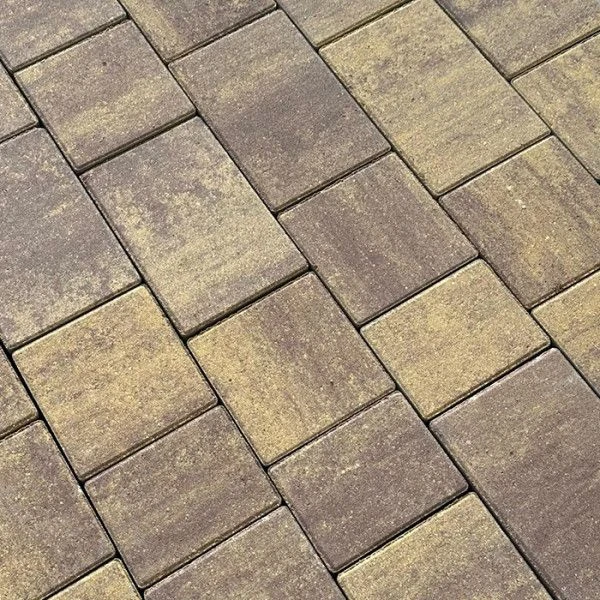 Тротуарная плитка КОЛОР МИКС №24 Листопад НОВЫЙ ГОРОД 1НГ4Ф Нобетек 40 мм