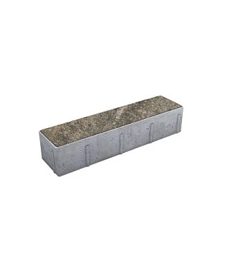 Тротуарная плитка ПРЯМОУГОЛЬНИК Искусственный камень Базальт В.11.П.10 Выбор 100 мм