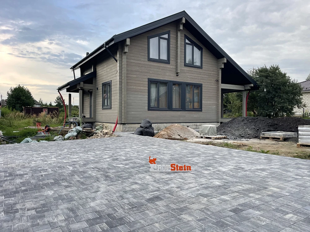 Тротуарная плитка Новый город Грей Stellard 60 мм