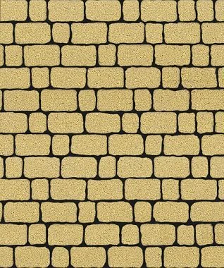 Тротуарная плитка АРЕНА Стандарт Желтый Б.1.АР.6 Выбор 60 мм