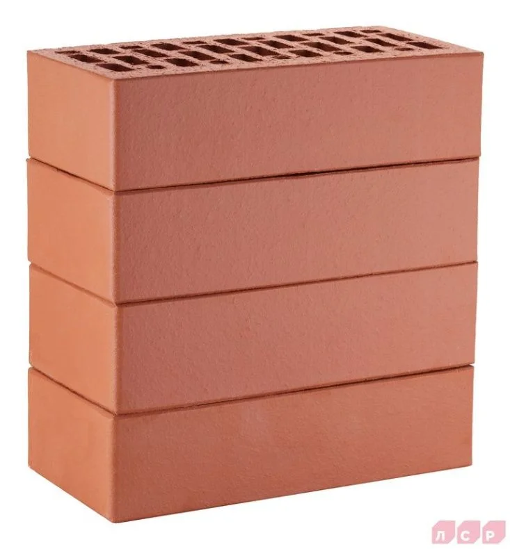 Кирпич лицевой красный 1 NF гладкий ЛСР