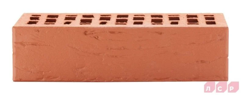 Кирпич лицевой красный 1 NF рустик ЛСР