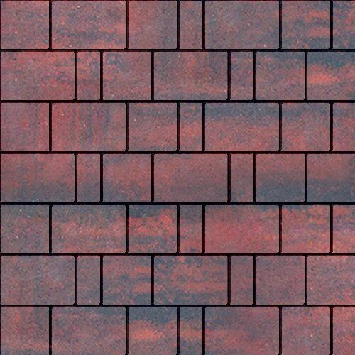 Плитка тротуарная Bergamo Серый Гладкая SteinRus 40 мм