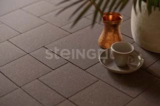 Тротуарная плитка Бавария Темно-красная Steingot 60 мм