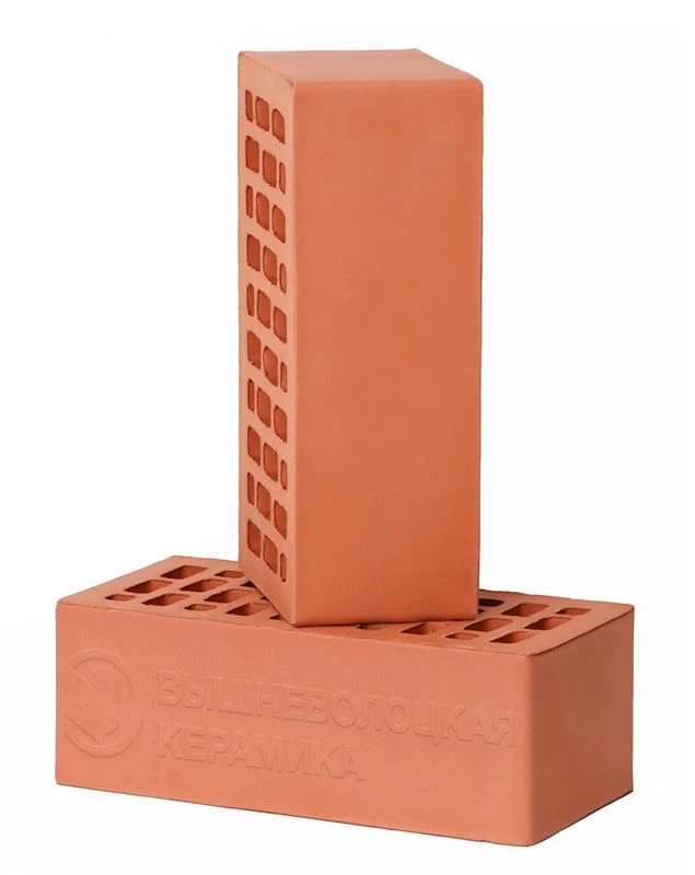 Кирпич облицовочный красный полуторный 1.4 NF гладкий ВКЗ
