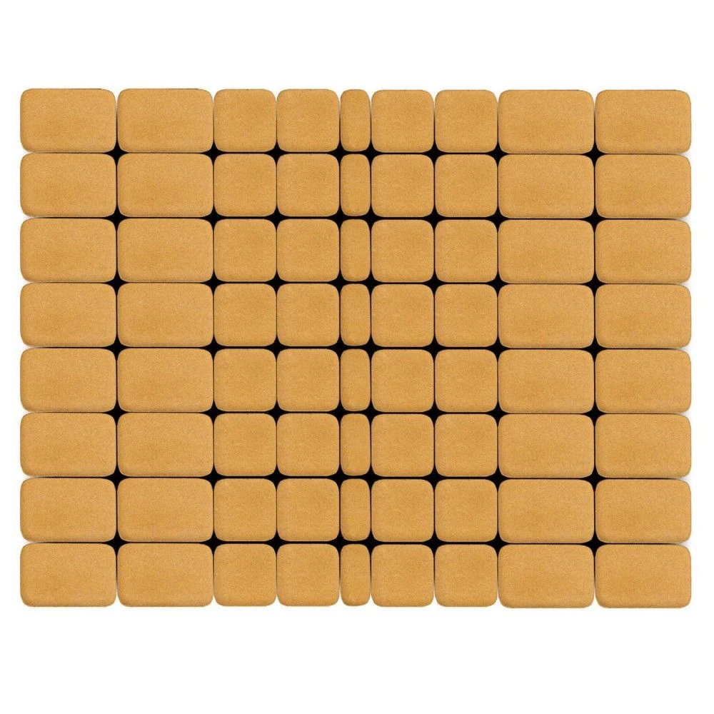 Тротуарная плитка Классико, Медовый BRAER 60 мм