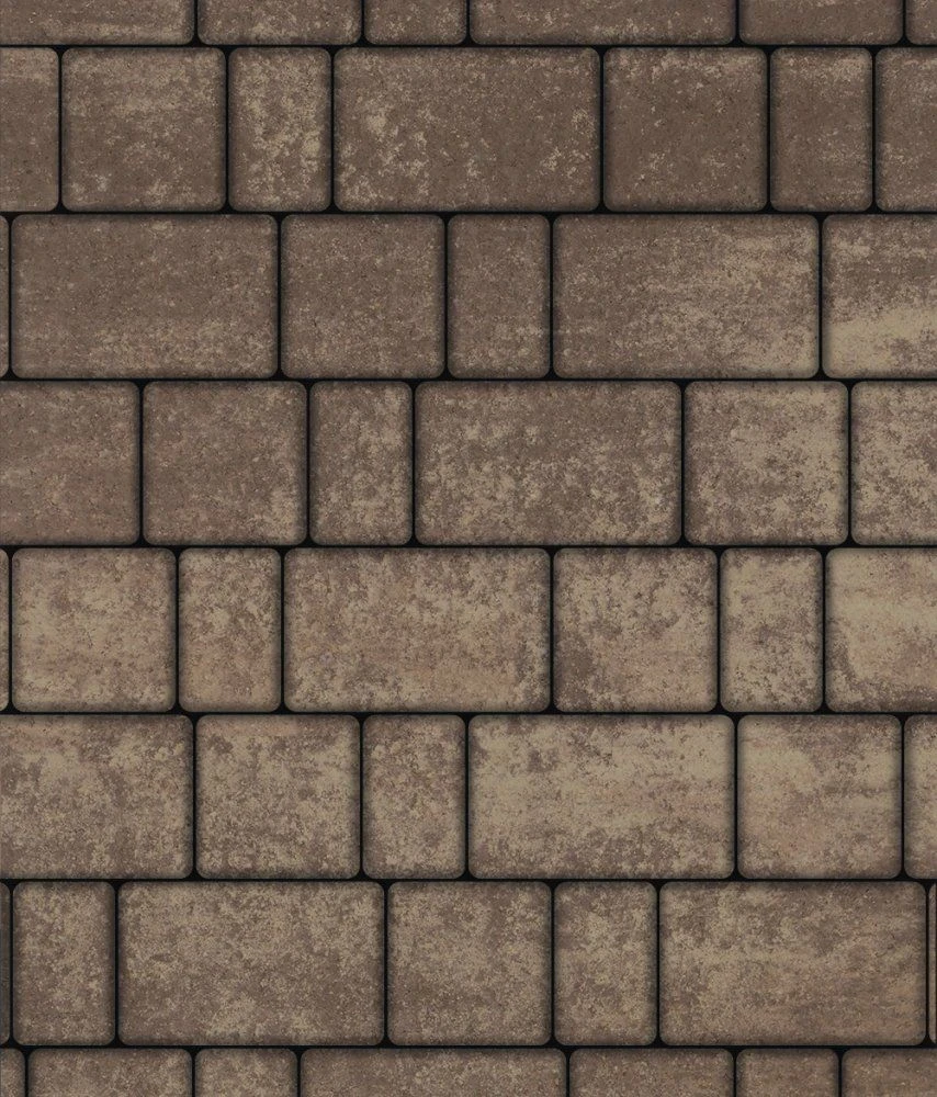 Тротуарная плитка СТАРЫЙ ГОРОД Листопад гладкий Хаски Б.1.Фсм.6 Выбор 60 мм