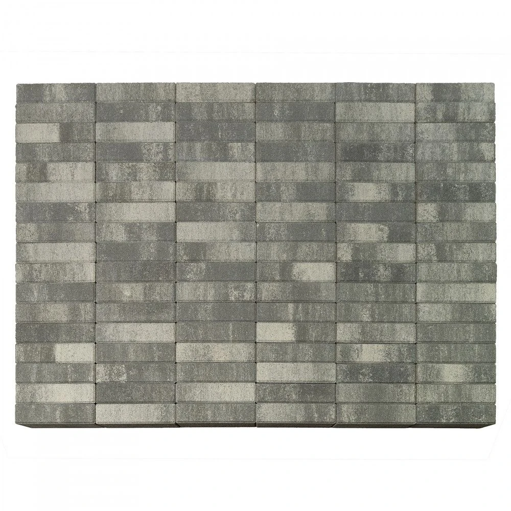 Тротуарная плитка Паркет, Туман BRAER 60 мм