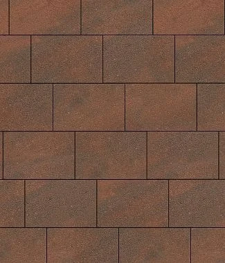 Тротуарная плитка ПРЯМОУГОЛЬНИК 750х500 Листопад гладкий Старый замок Б.14.П.8 Выбор 80 мм