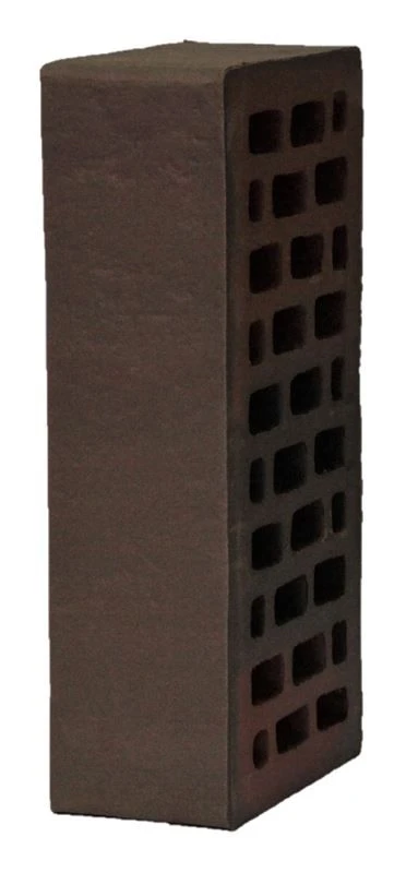 Кирпич облицовочный Графит Флэш одинарный 1 NF Антика ВКЗ