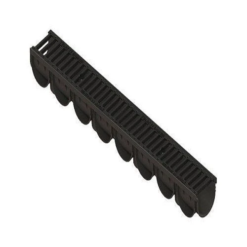 Лоток водоотводный Standartpark ЛВ-10.14.10-ПП пластиковый с решеткой щелевой чугунной кл. С (к-т)