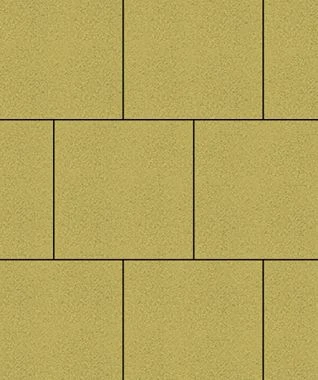 Тротуарная плитка КВАДРАТ 400х400 Стандарт Желтый Б.6.К.6 Выбор 60 мм