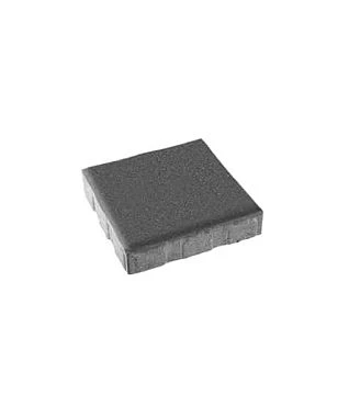 Тротуарная плитка КВАДРАТ 400х400 Стандарт Серый Б.6.К.6 Выбор 60 мм