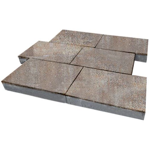 Тротуарная плитка Парк Плейс Берилл Гладкая SteinRus 80 мм