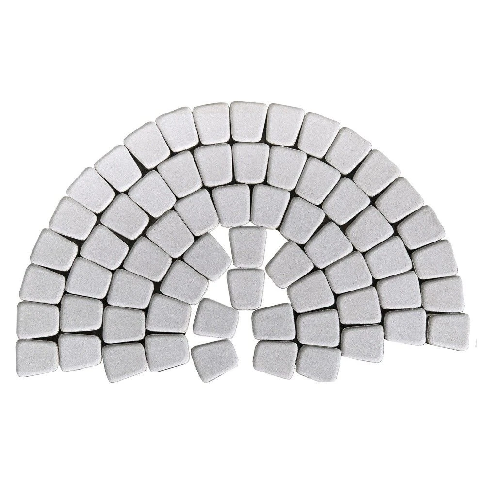 Тротуарная плитка Классико круговая, Серебристый BRAER 60 мм