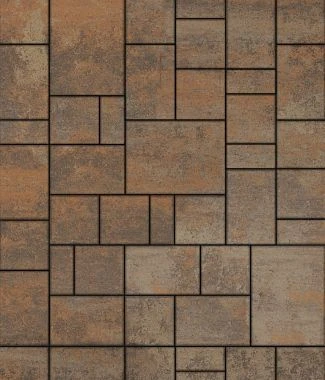 Тротуарная плитка МЮНХЕН Листопад гладкий Каир Б.2.Фсм.6 Выбор 60 мм