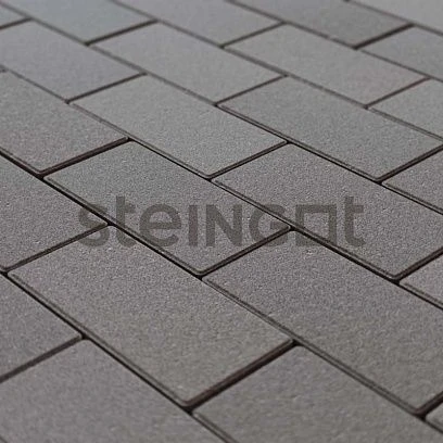 Брусчатка Прямоугольник 200*100 Серый (полный прокрас, минифаска) Steingot 40 мм