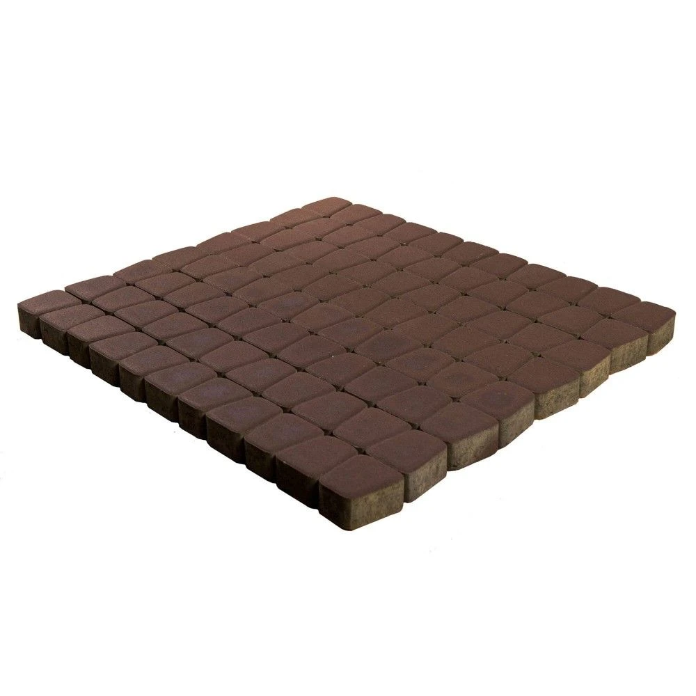 Тротуарная плитка Классико круговая, Коричневый BRAER 60 мм