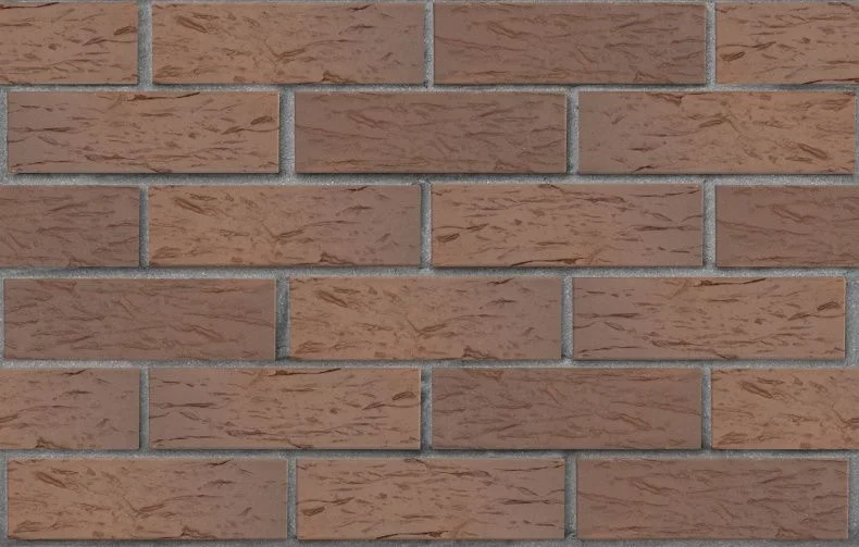 Клинкер фасадный светло-коричневый флэш Прага 0,71 NF береста ЛСР