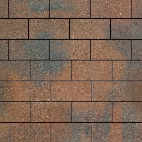 Тротуарная плитка Грас Серый Гладкая SteinRus 80 мм