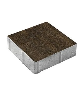 Тротуарная плитка КВАДРАТ 300х300 Листопад гранит Мокко Б.1.К.6 Выбор 60 мм