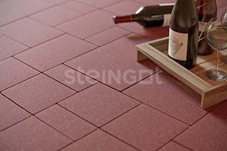 Тротуарная плитка Бавария Темно-красная Steingot 60 мм