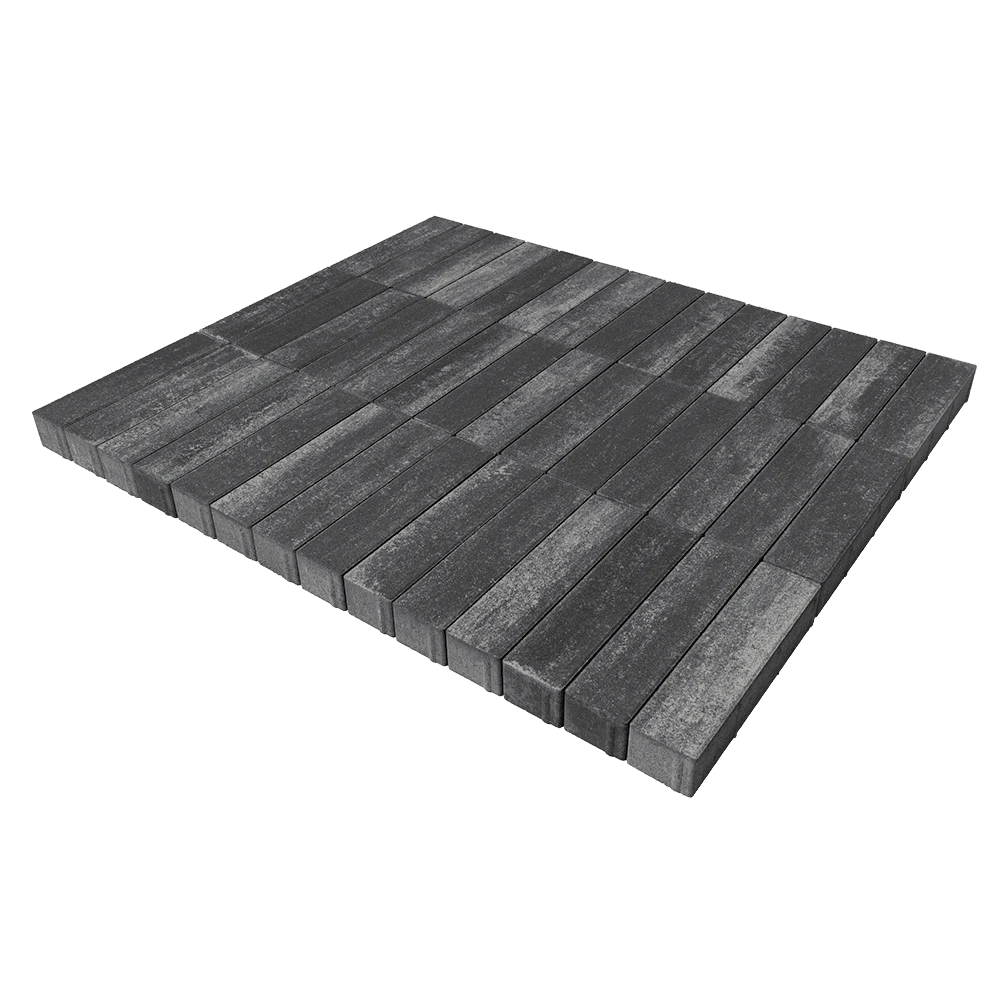 Тротуарная плитка Ригель 2.0, Ночь BRAER 60 мм