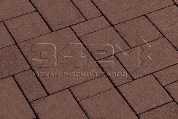 Тротуарная плитка Бавария Коричневый 342 МЗ