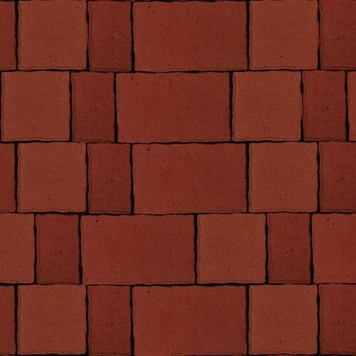 Тротуарная плитка Старый город Серый Гладкая SteinRus 60 мм