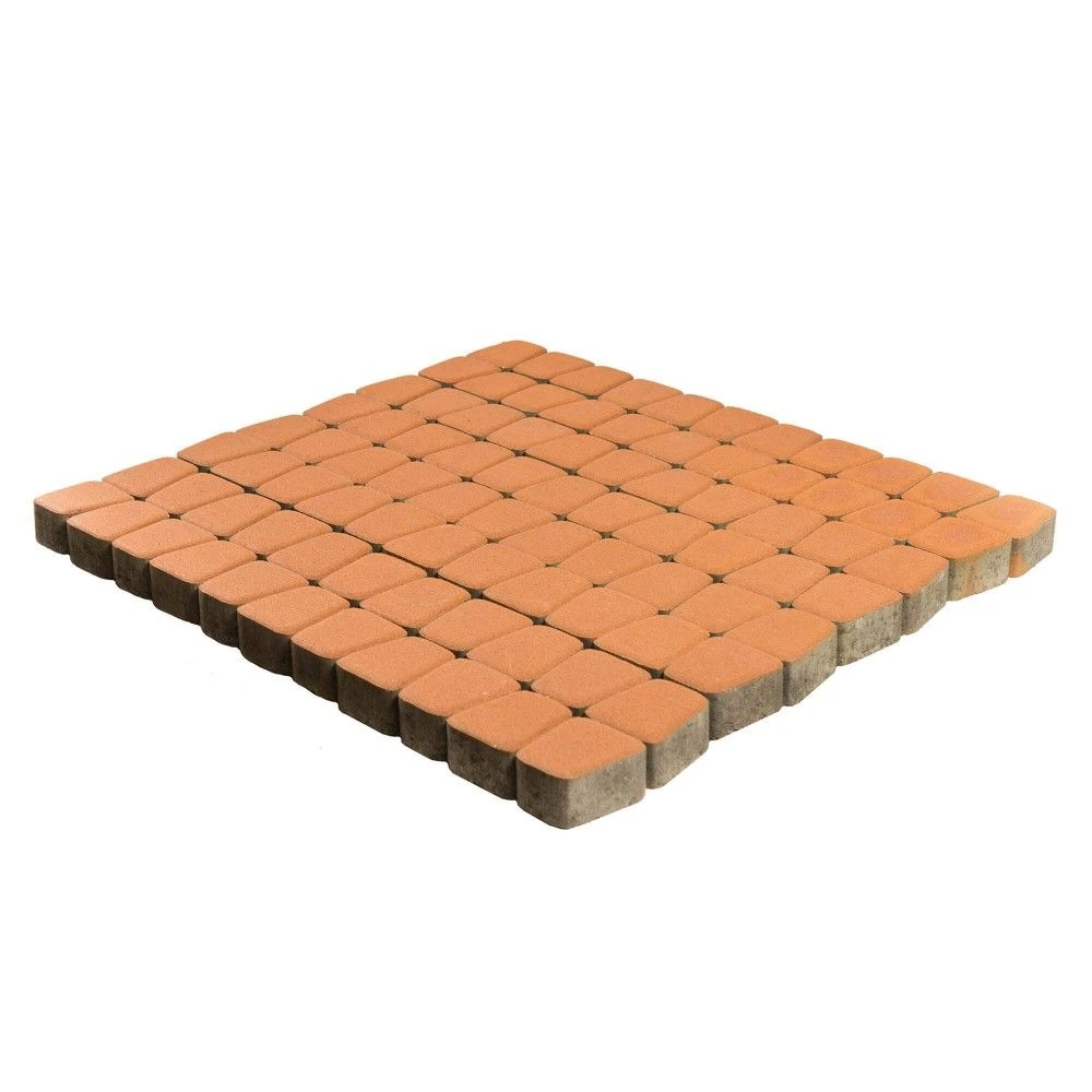 Тротуарная плитка Классико круговая, Янтарный BRAER 60 мм