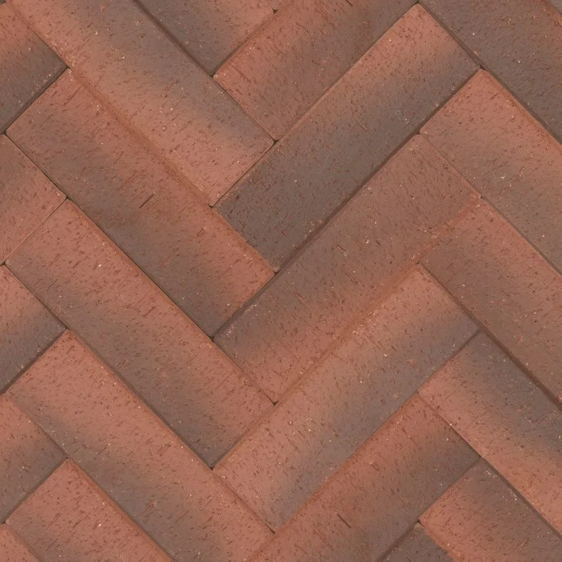 Клинкер тротуарный красный "Оксфорд УМБРА" Лонг ЛСР