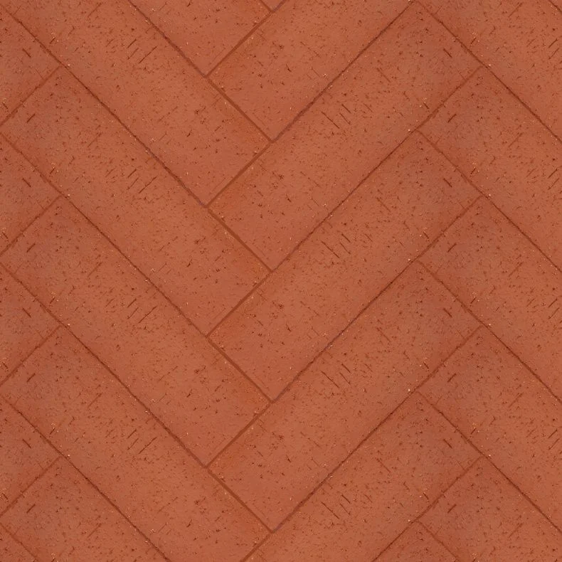 Брусчатка красная "Лондон" Лонг клинкер тротуарный ЛСР