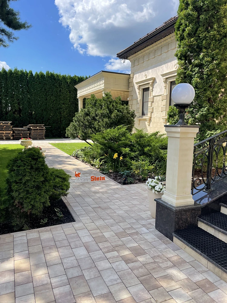 Брусчатка Новый город Травертин Steingot 40 мм