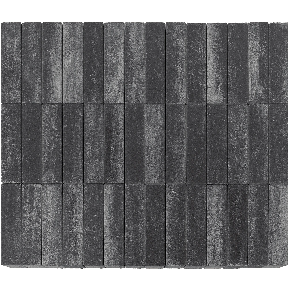 Тротуарная плитка Ригель 2.0, Ночь BRAER 60 мм