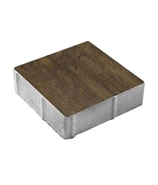 Тротуарная плитка КВАДРАТ 300х300 Листопад гладкий Мокко Б.1.К.6 Выбор 60 мм