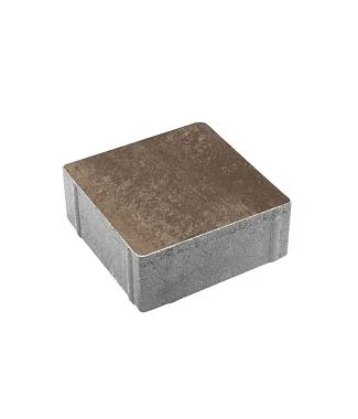 Тротуарная плитка КВАДРАТ 200х200 Листопад гладкий Хаски Б.2.К.6 Выбор 60 мм