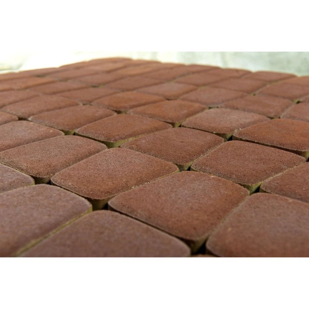 Тротуарная плитка Классико круговая, Винный BRAER 60 мм