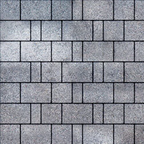 Плитка тротуарная Bergamo Серый Гладкая SteinRus 40 мм