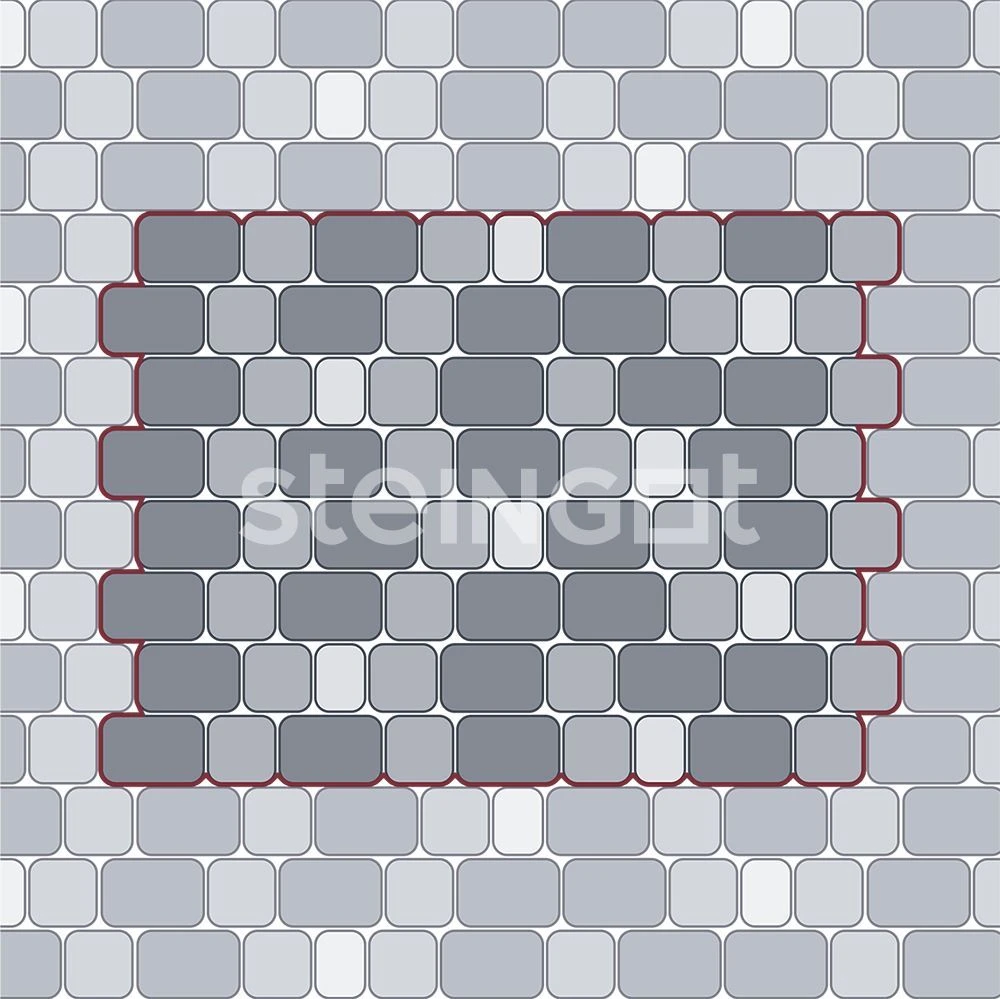 Тротуарная плитка Классика Мокко Steingot 60 мм